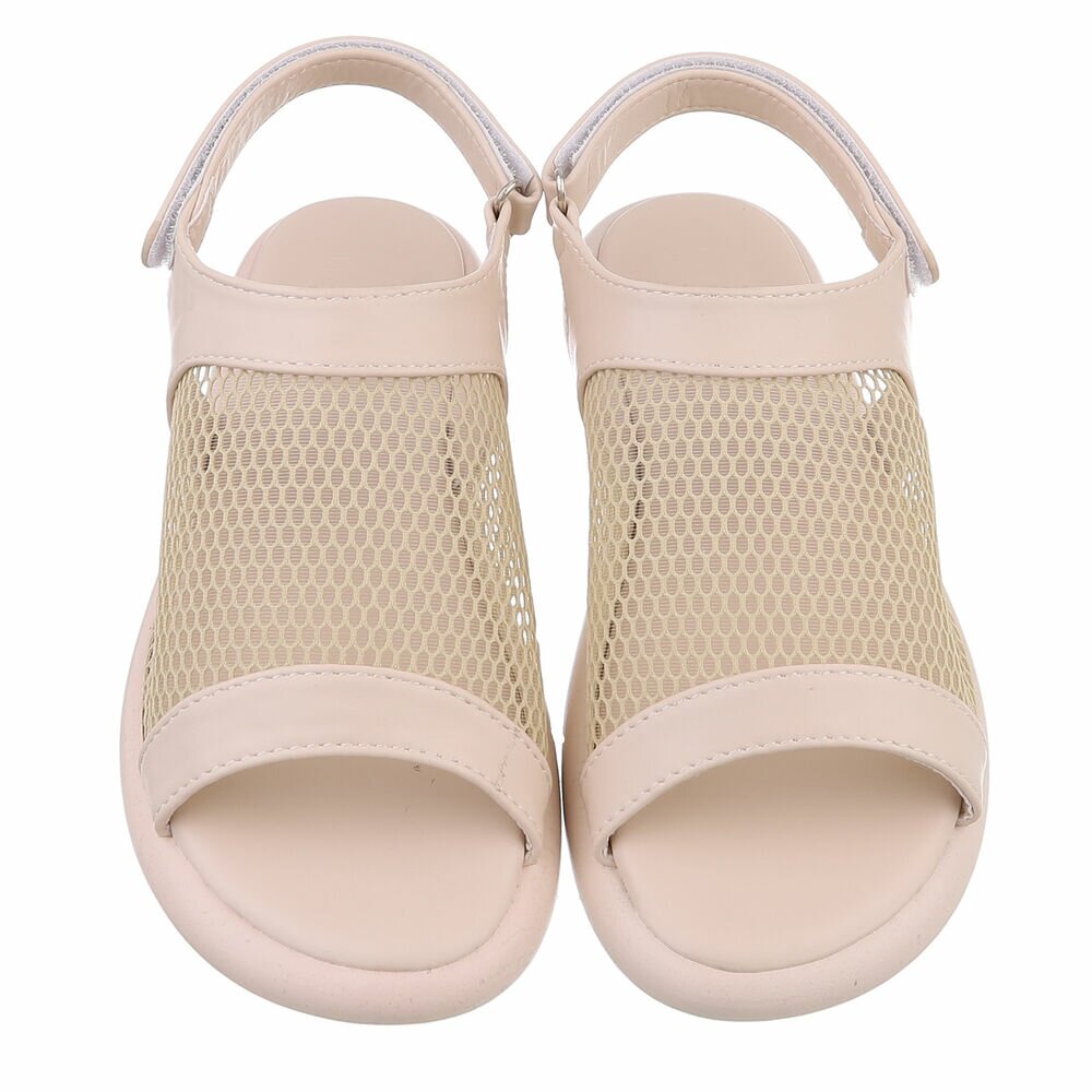 Sandale joase plat - bej dama