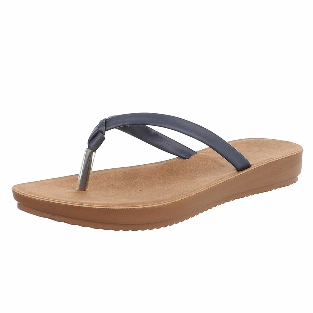 Sandale joase plat - dkblue dama