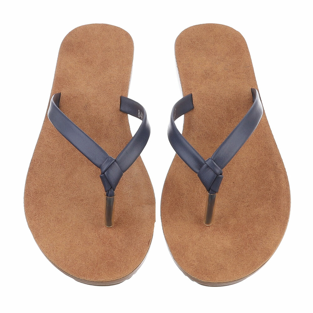 Sandale joase plat - dkblue dama