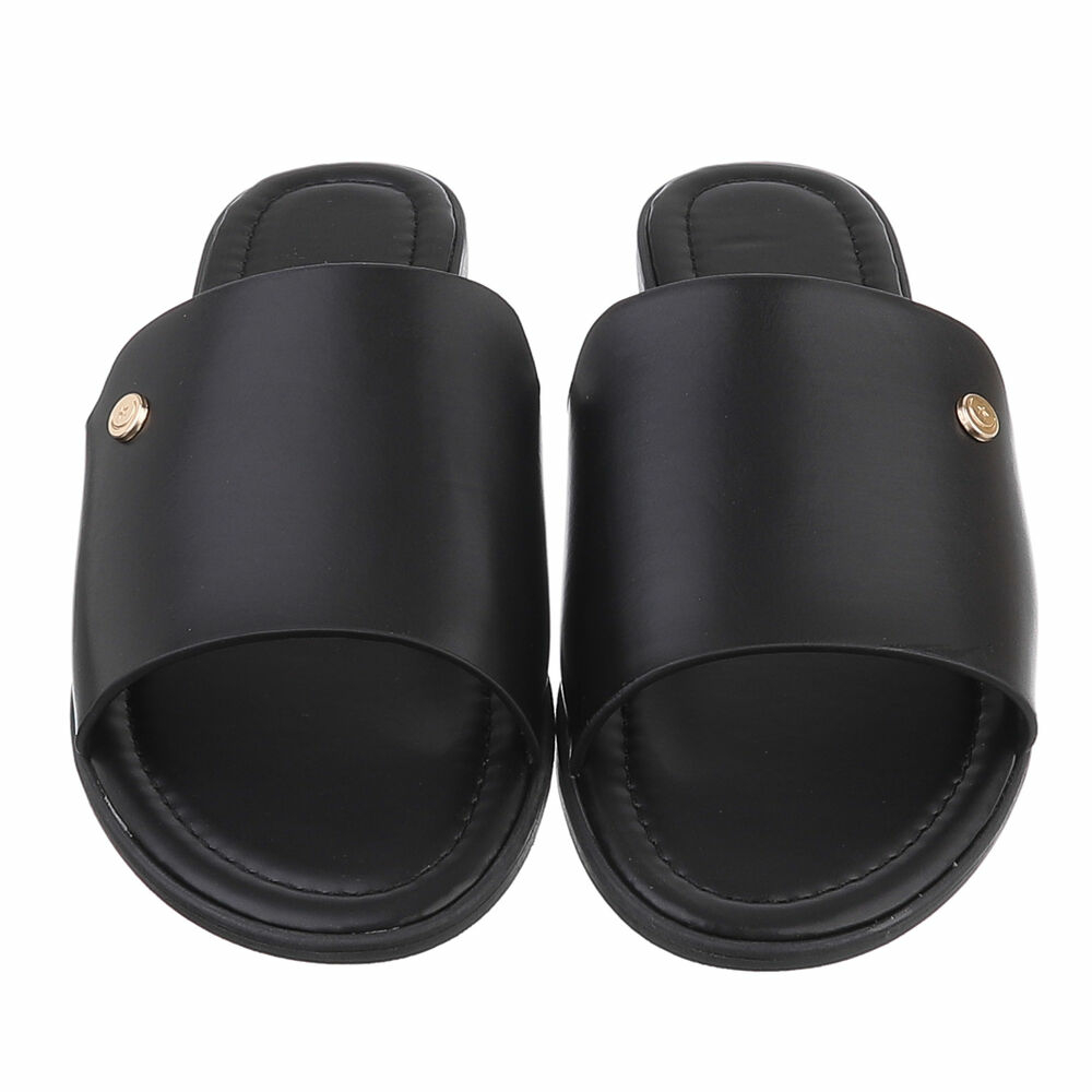 Papuci fara toc - negru dama