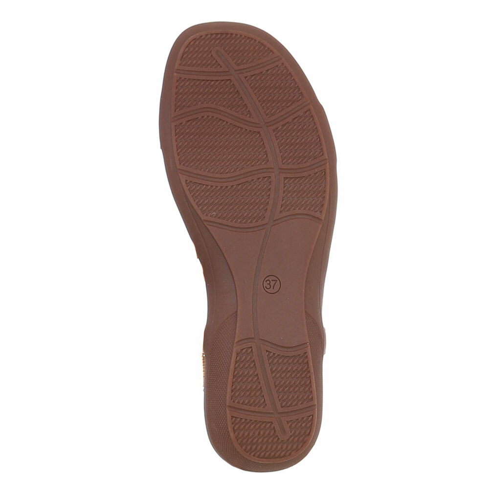 Sandale joase plat - negru dama