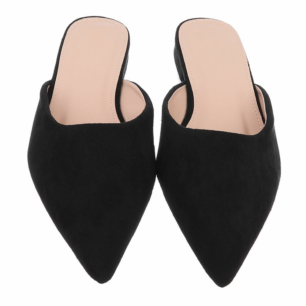 Sandale joase plat - negru dama