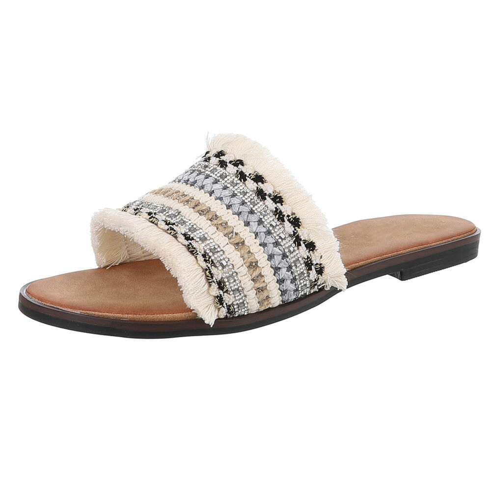 Sandale joase plat - negru dama