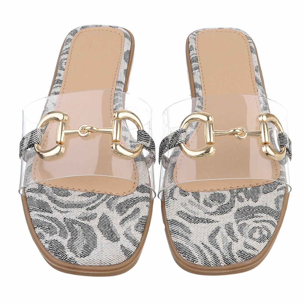 Sandale joase plat - negru dama