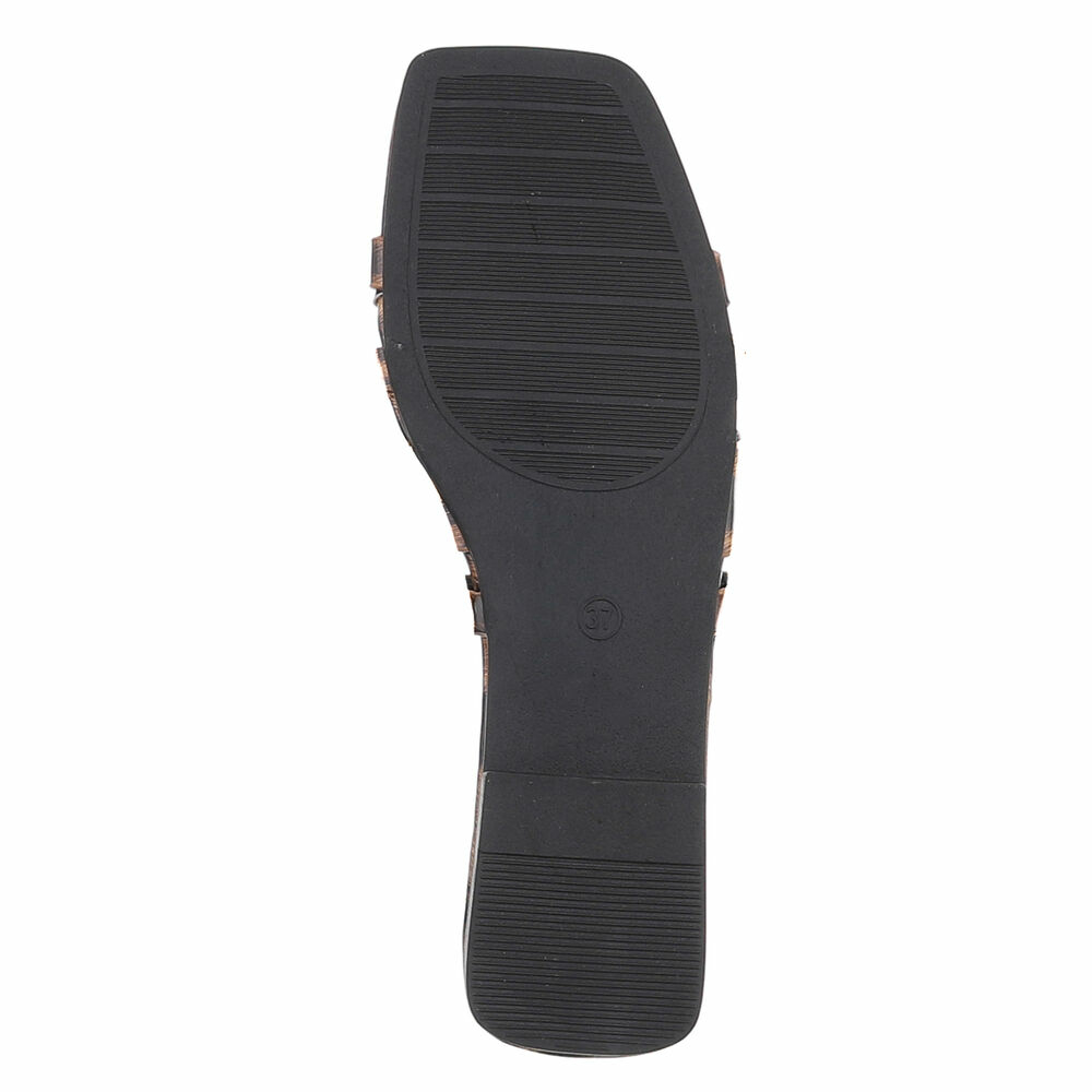 Sandale joase plat - negru dama