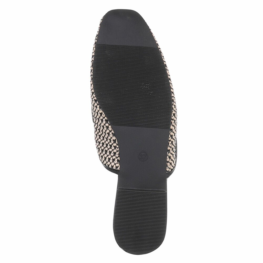 Sandale joase plat - negru dama