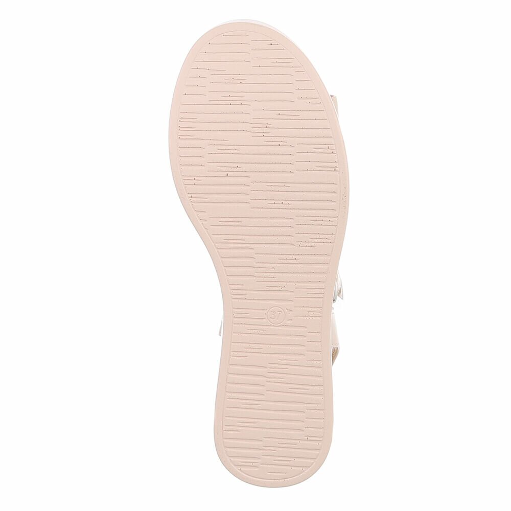 Sandale elegante cu platforma - bej dama