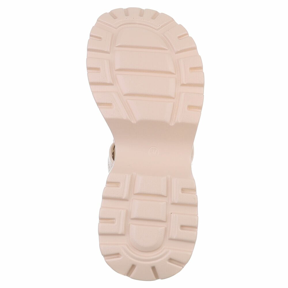 Sandale platforma - bej dama