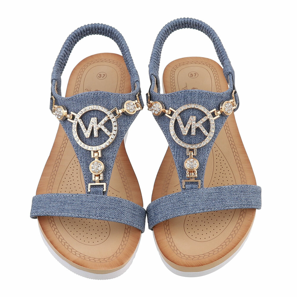 Sandale platforma - cowblue dama
