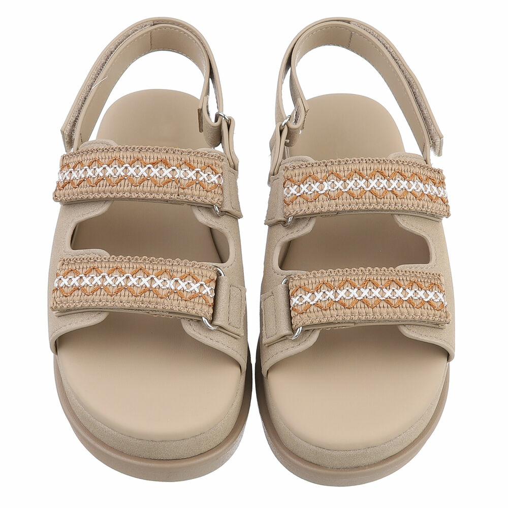 Sandale platforma - kaki dama