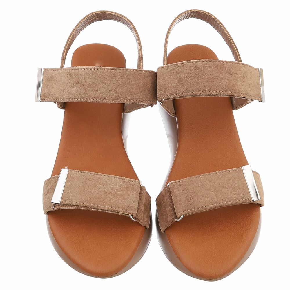 Sandale platforma - kaki dama