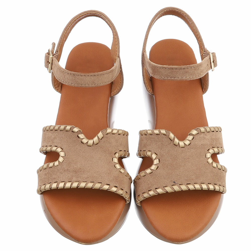 Sandale platforma - kaki dama