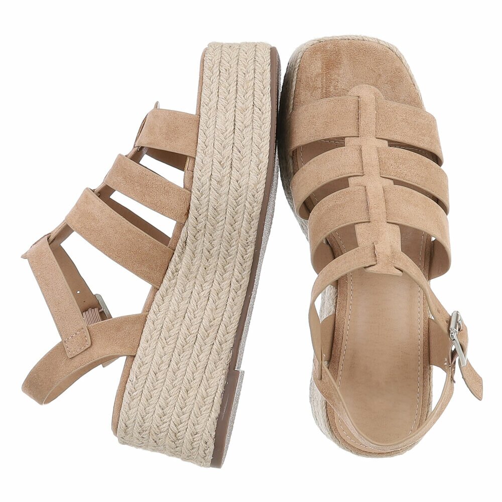 Sandale platforma - kaki dama