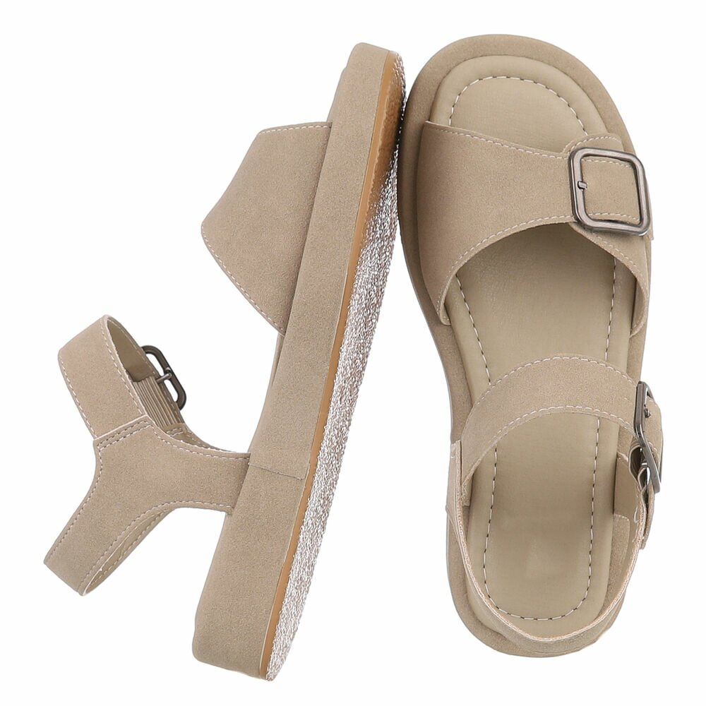 Sandale platforma - kaki dama