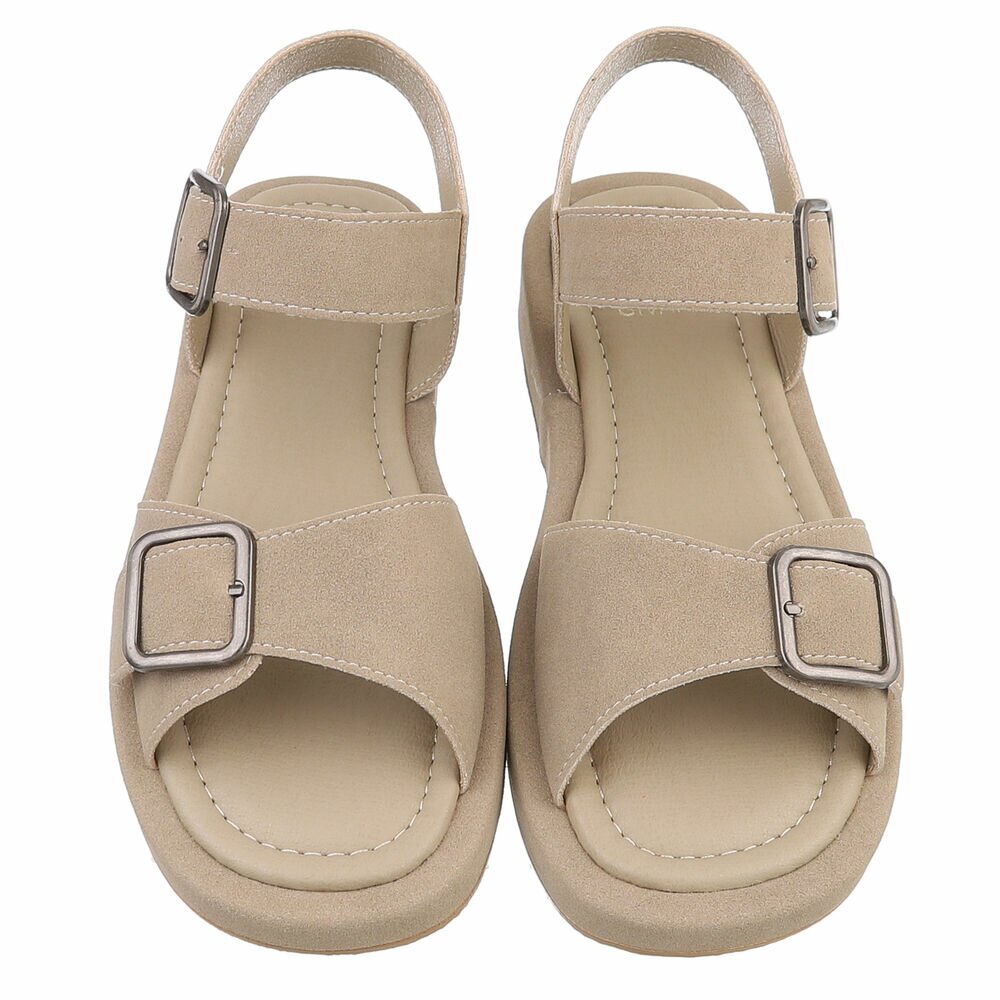 Sandale platforma - kaki dama