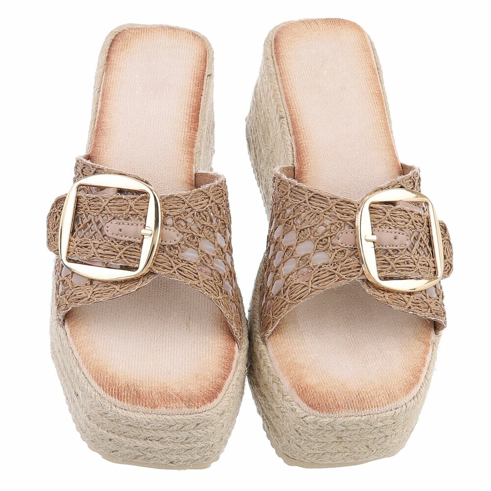 Sandale platforma - kaki dama