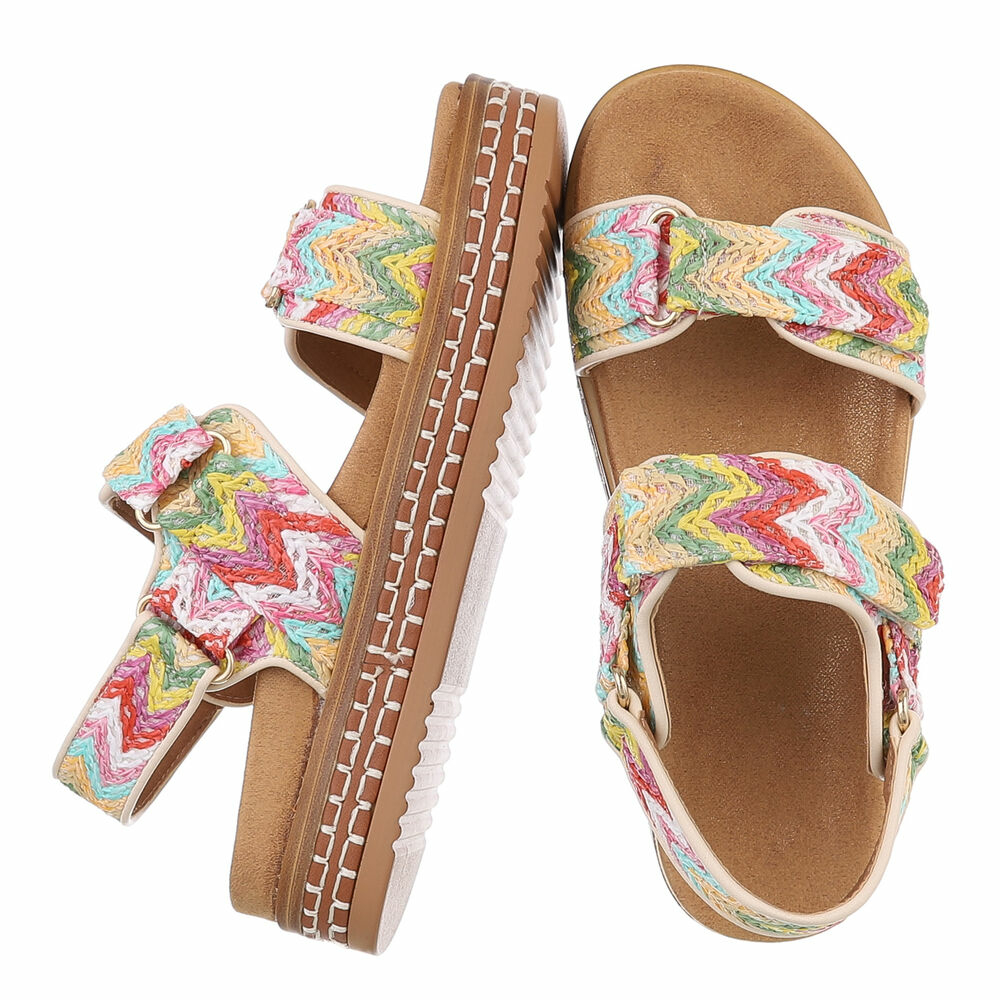 Sandale platforma - multicolor dama