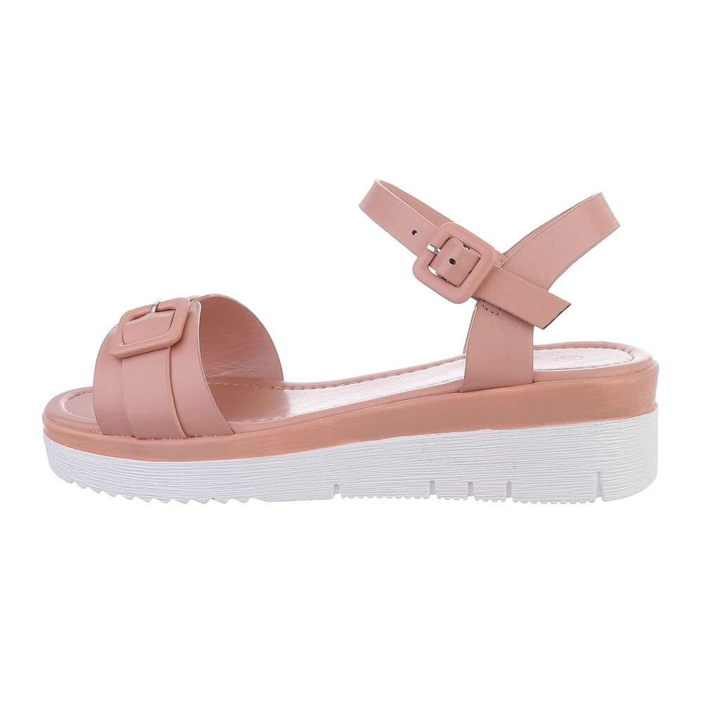 Sandale platforma - roz dama