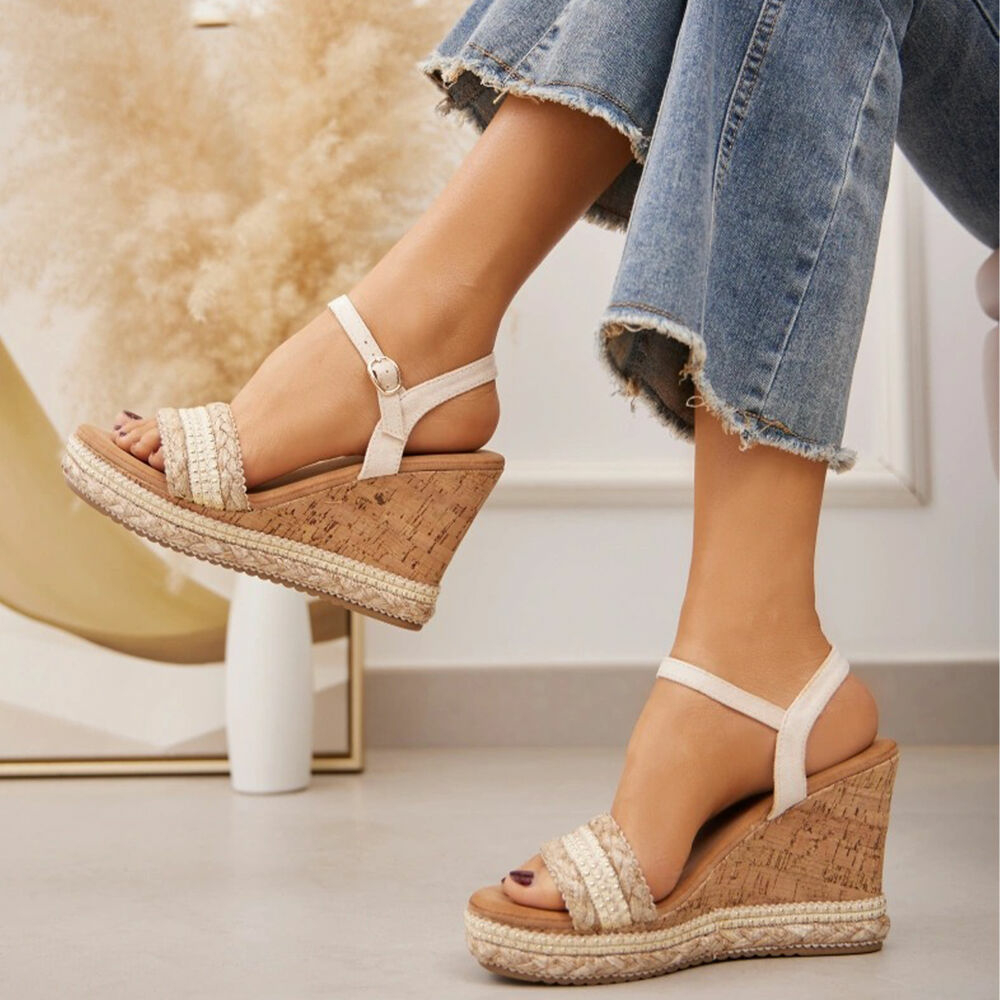 Sandale platforma - roz dama