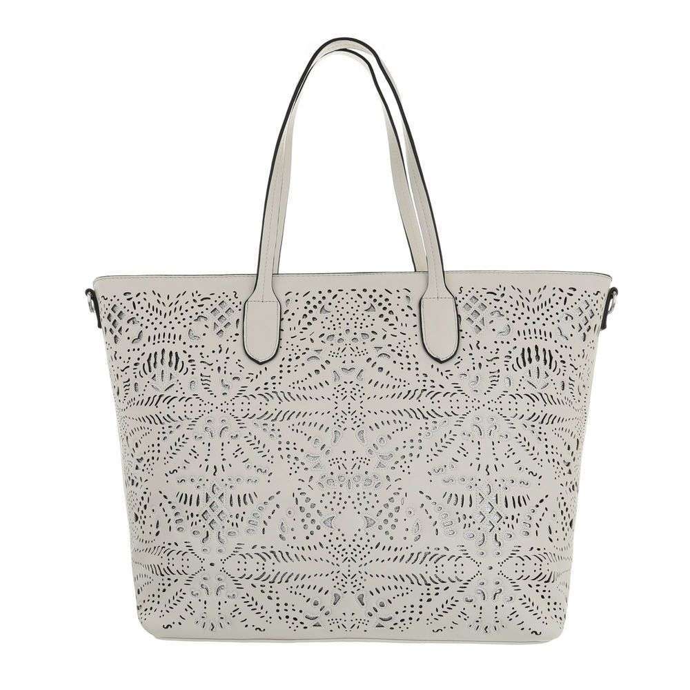 Geanta casual shopper - bej dama