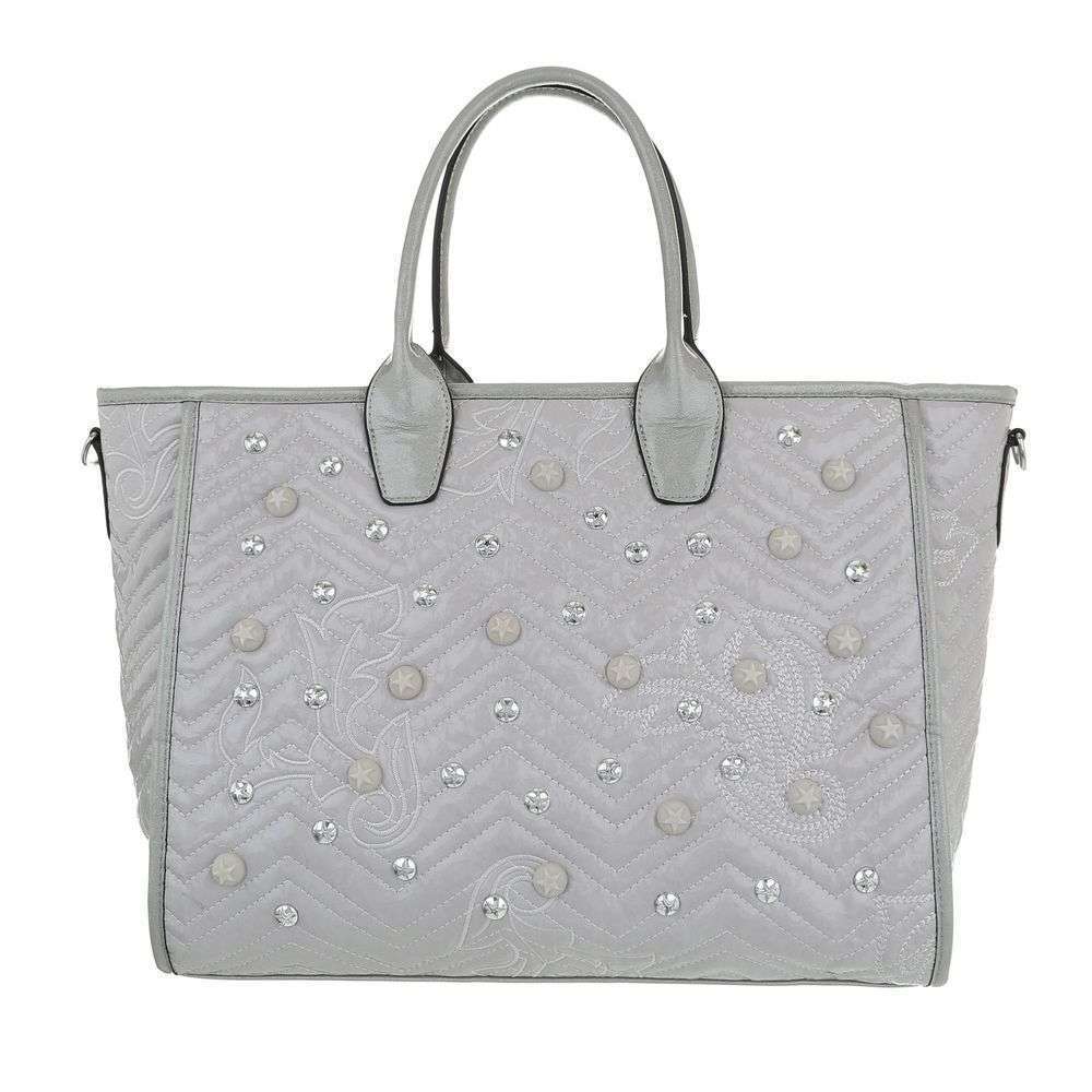 Geanta casual shopper - L.gri dama