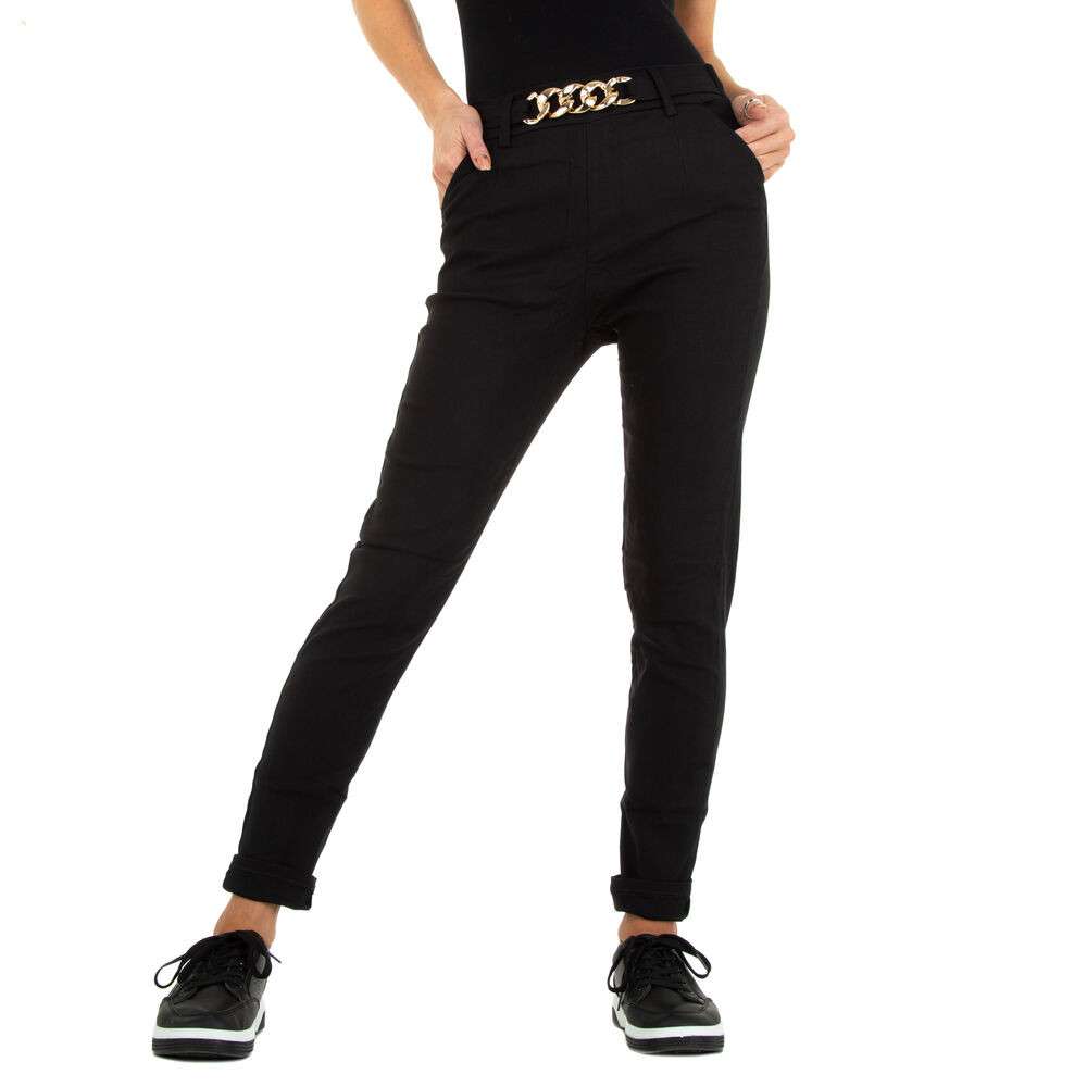 Pantaloni skinny - Holala negru dama