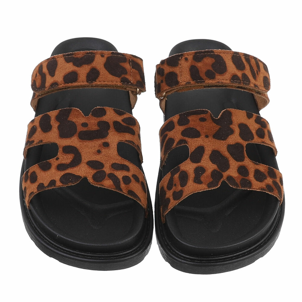 Slapi - imprimeu leopard dama