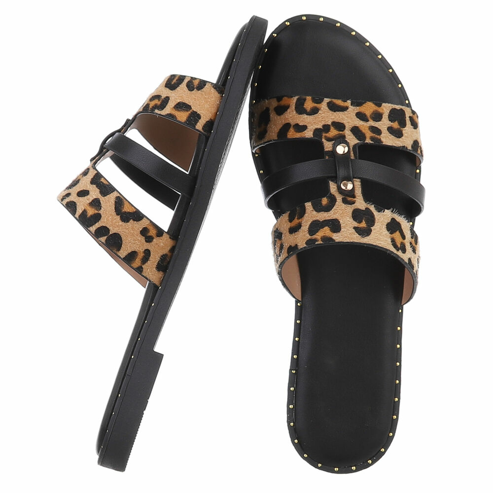 Papuci - imprimeu leopard dama