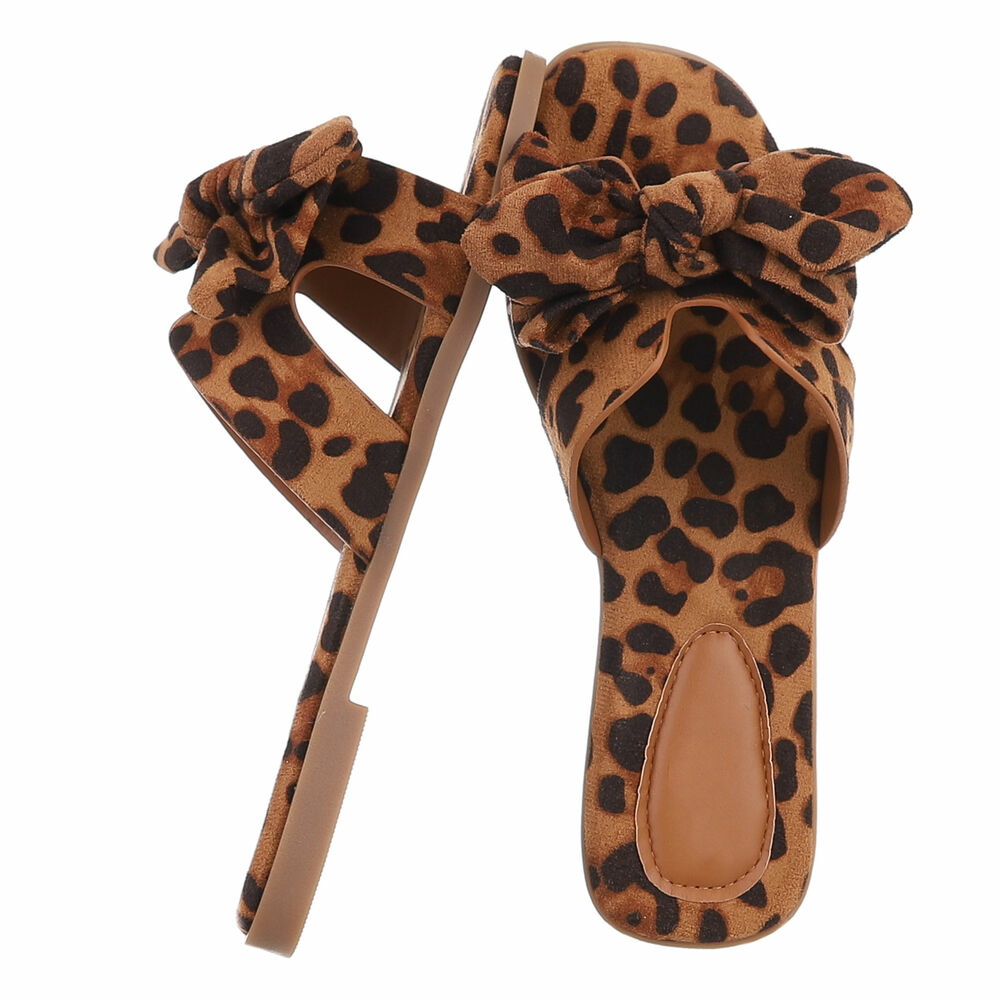Slapi - imprimeu leopard dama