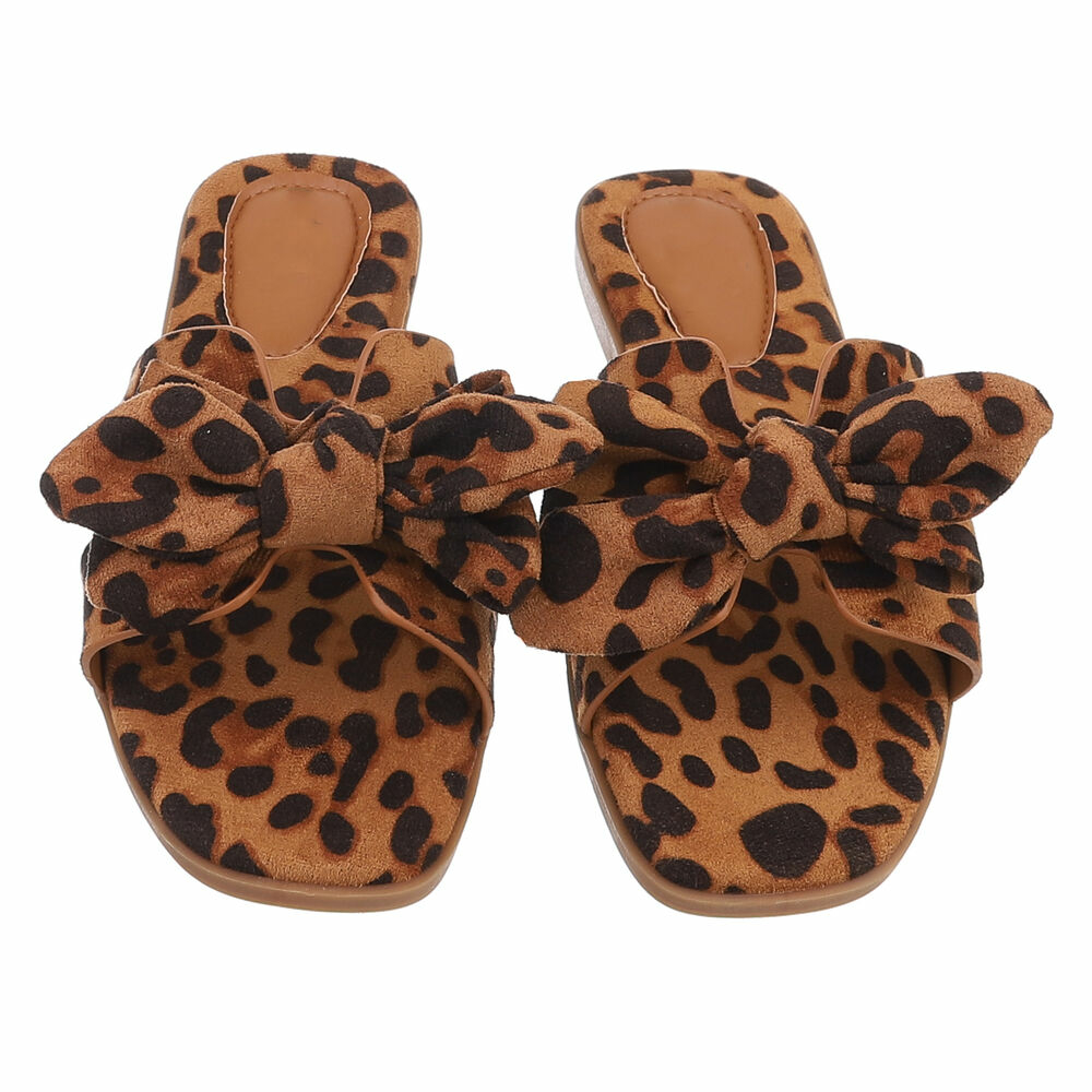 Slapi - imprimeu leopard dama