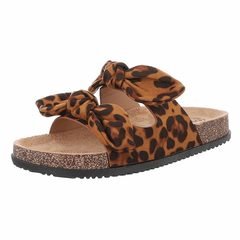 Slapi - imprimeu leopard dama