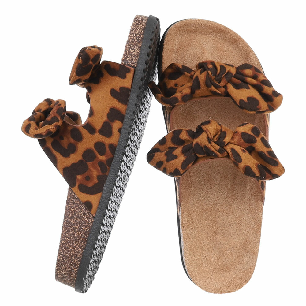 Slapi - imprimeu leopard dama