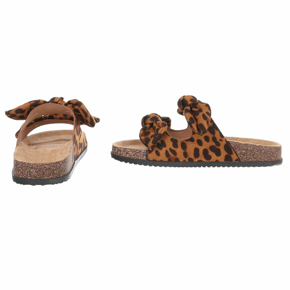Slapi - imprimeu leopard dama