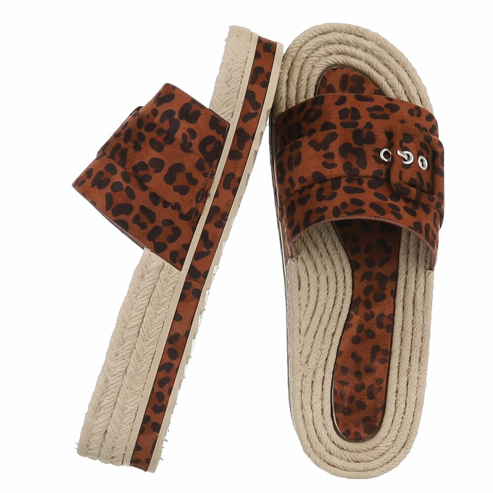 Slapi - imprimeu leopard dama