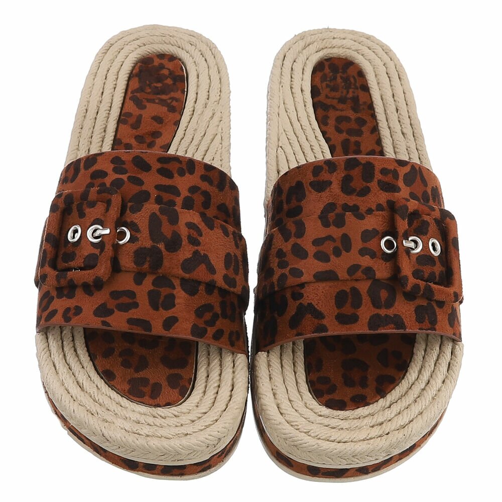 Slapi - imprimeu leopard dama