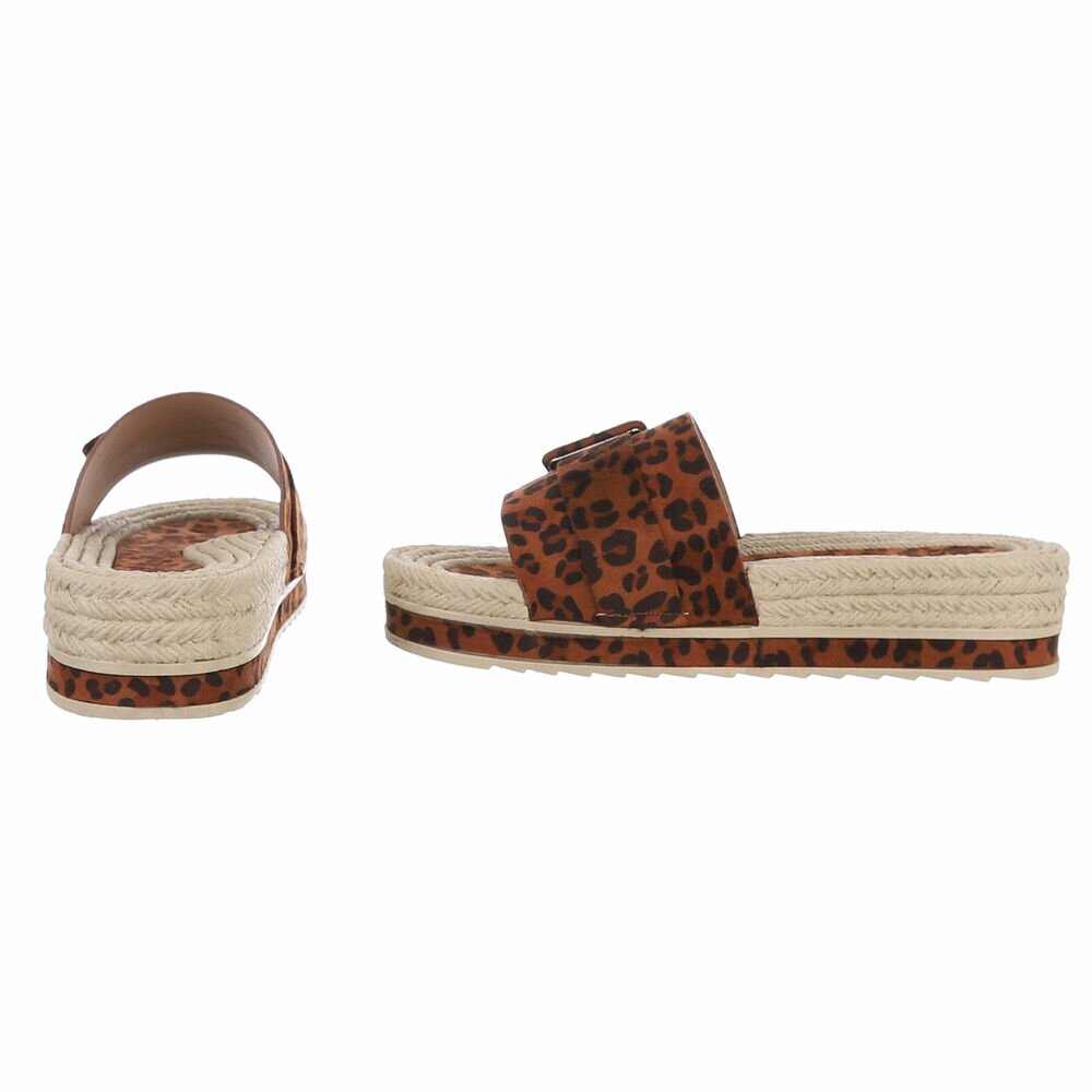 Slapi - imprimeu leopard dama