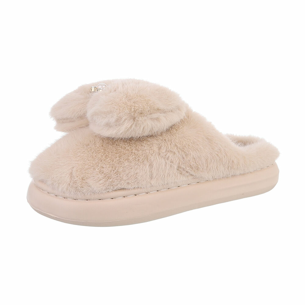 Slapi cu blana - kaki dama