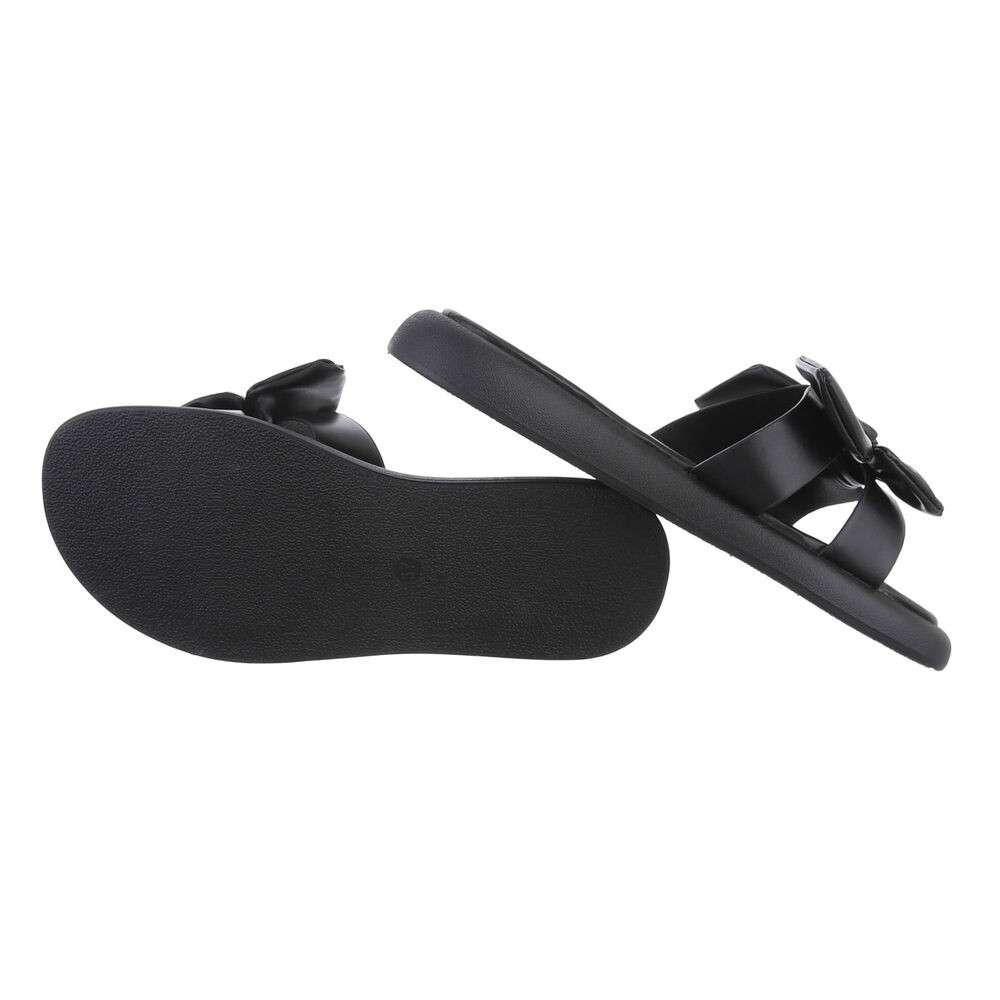 Slapi cu funda - negru dama