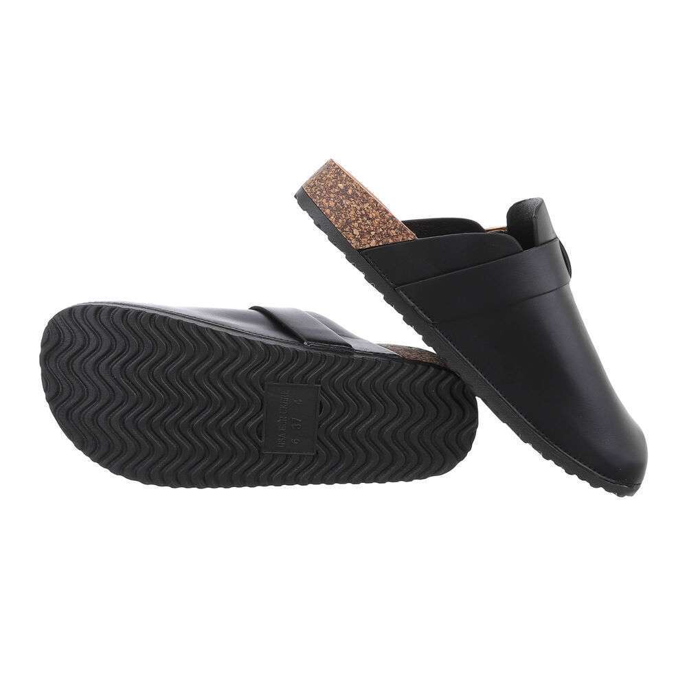 Papuci comozi - negru dama