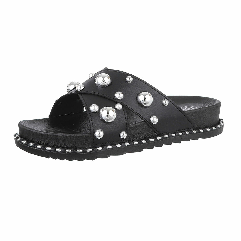 Slapi cu tinte - negru dama
