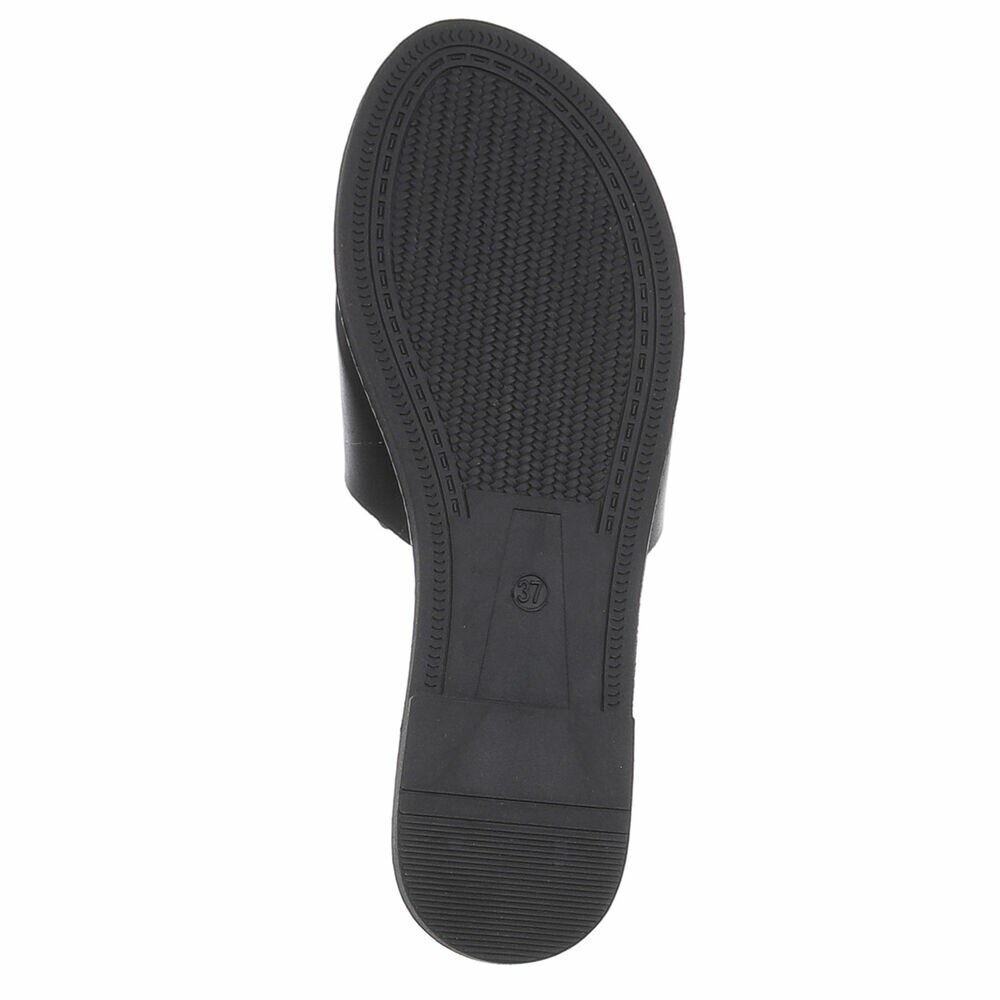 Slapi eleganti fara toc - negru dama