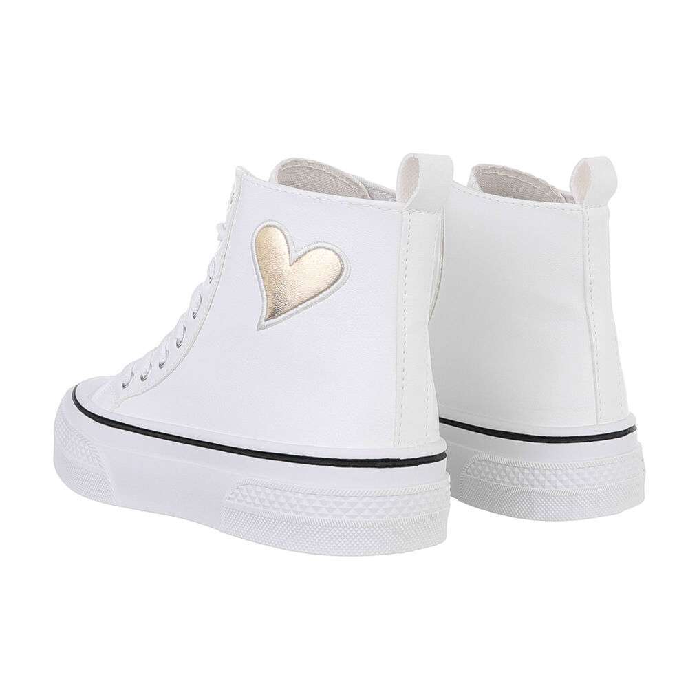 Sneakers inalti- alb dama