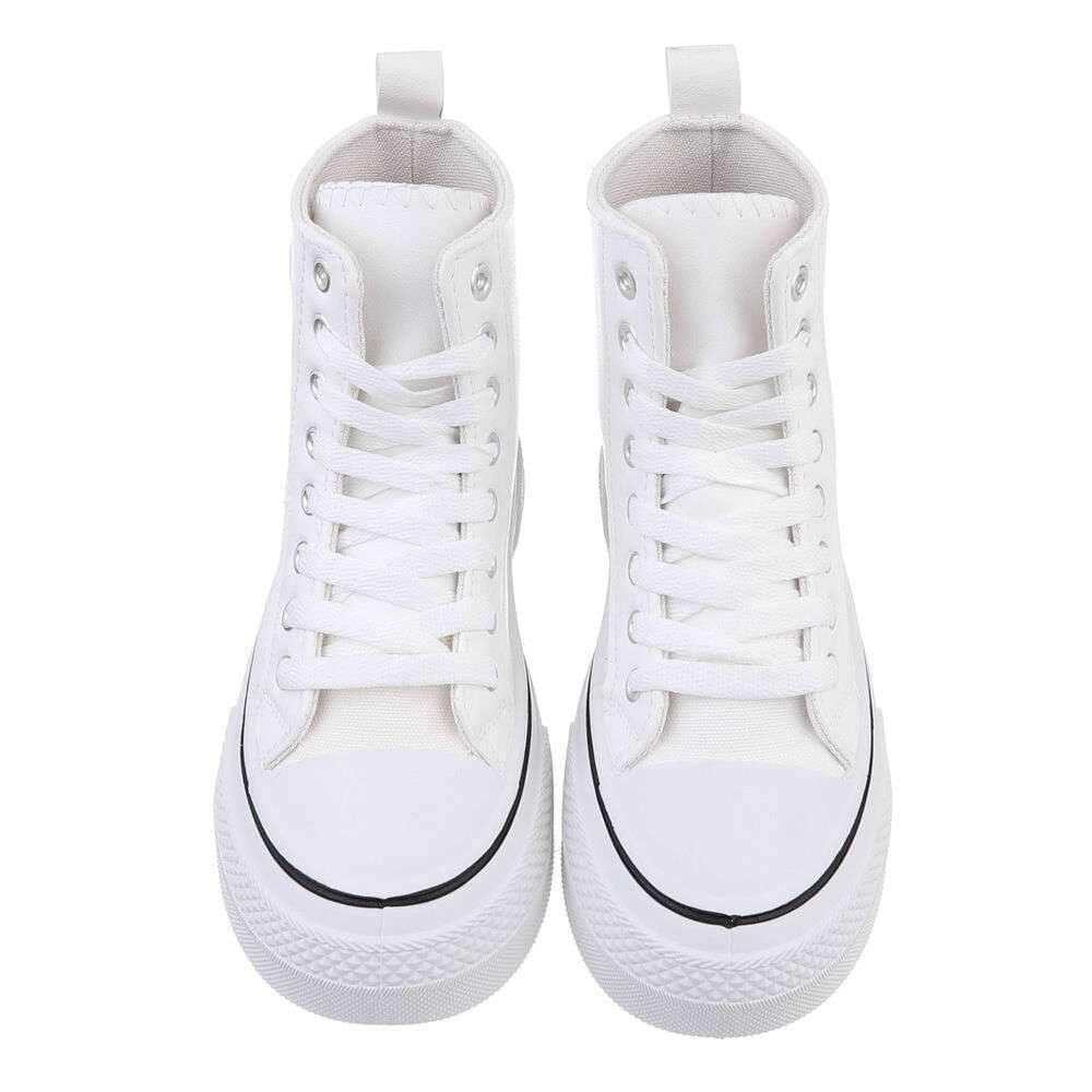Sneakers inalti- alb dama
