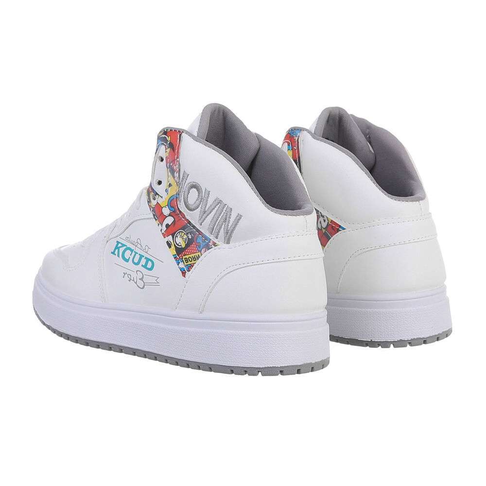 Sneakers inalti- gri alb dama