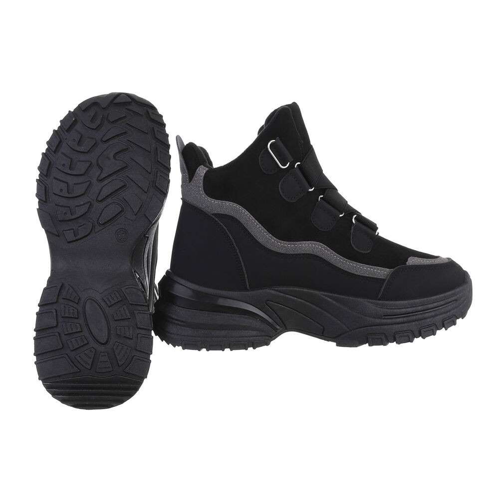 Sneakers High- negru dama