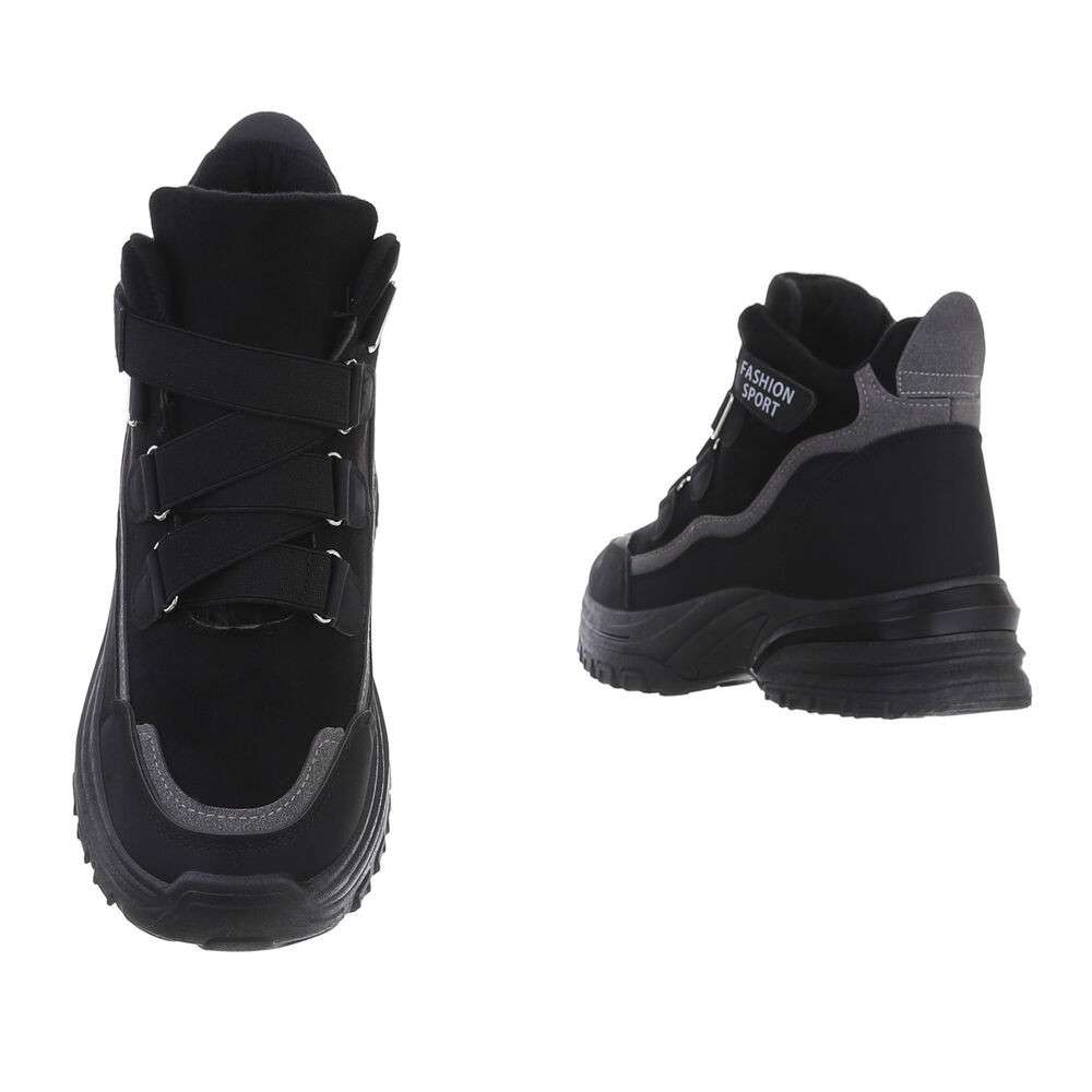 Sneakers High- negru dama