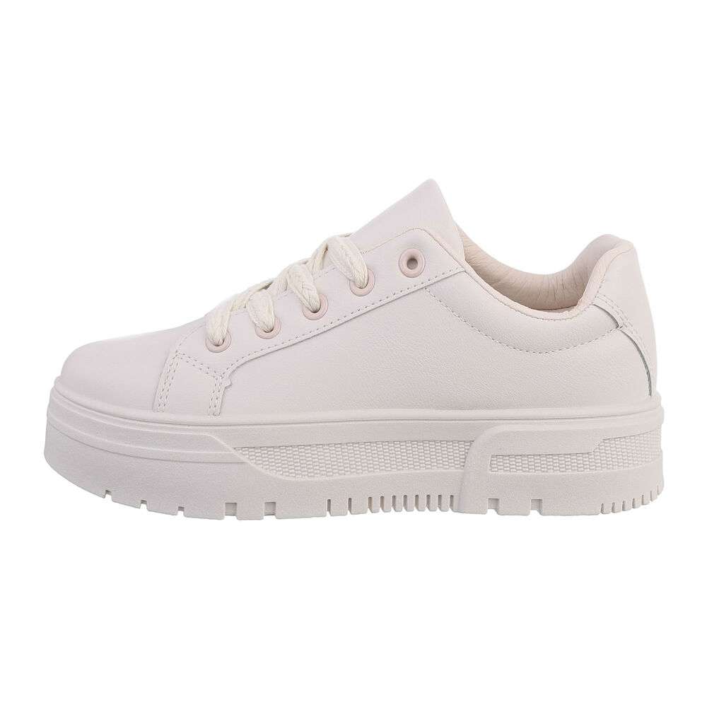 Sneakers josi - alb dama