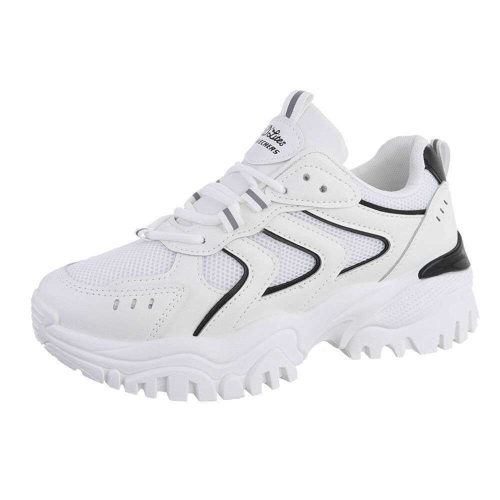 Sneakers josi - alb negru dama