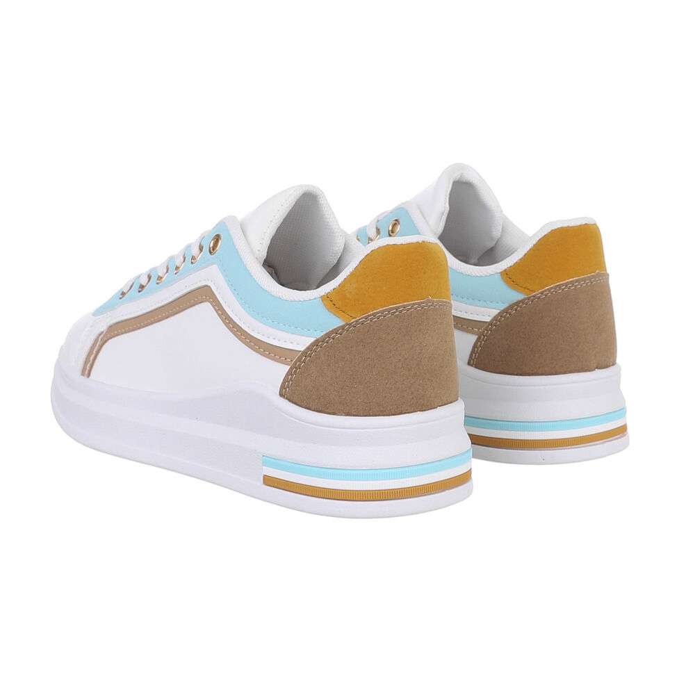 Sneakers talpa groasa - albastru dama