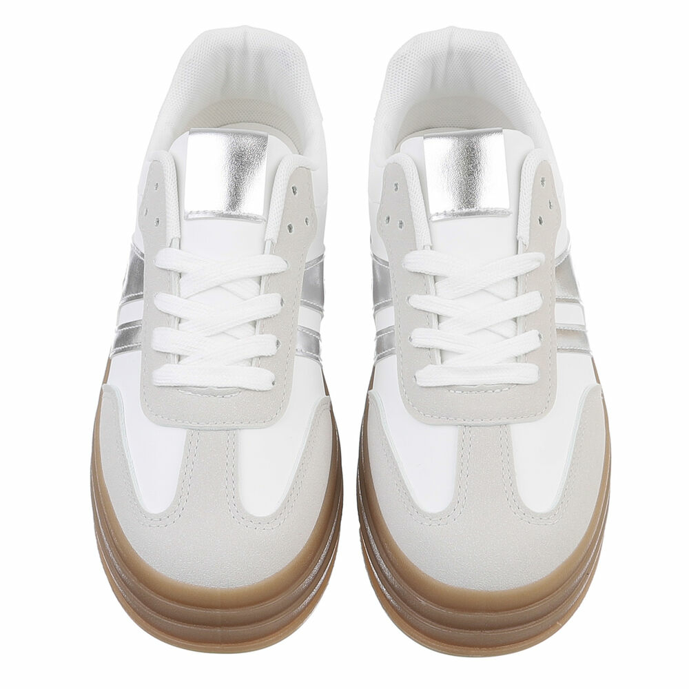 Sneakers josi - argintiu alb dama